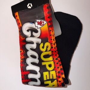 Super Bowl Champion Men's Socks | Size:L/XL | New with Tags | Kansas City Chiefs